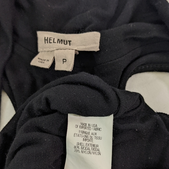 Helmut Lang Black Jersey Racerback Dress - Picture 7 of 10